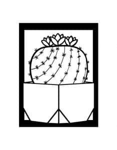 Cuadro con Cactus 13