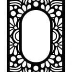 Cuadro de Mandala 3 - Vector descarganle para corte CNC y grabado laser gratis | Stanser
