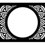 Cuadro de Mandala 4 - Vector descarganle para corte CNC y grabado laser gratis | Stanser