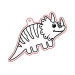 Adorno colgante de dinosaurio 6 - Vector descarganle para corte CNC y grabado laser gratis | Stanser