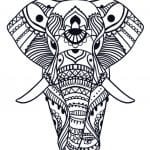 Elefante de mandala - Vector descarganle para corte CNC y grabado laser gratis | Stanser