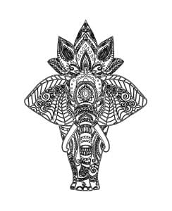 Elefante de mandala 2