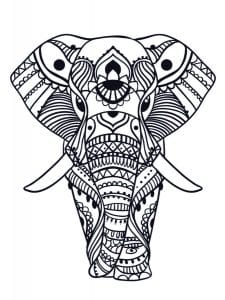 Elefante de mandala