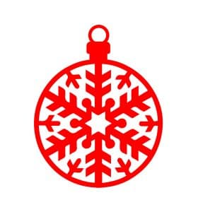 Esfera de copo de nieve 6