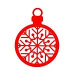 Esfera de copo de nieve 8 - Vector descarganle para corte CNC y grabado laser gratis | Stanser