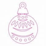 Esfera redonda tradicional - Vector descarganle para corte CNC y grabado laser gratis | Stanser