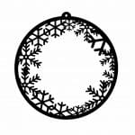 Esfera de copos 2 - Vector descarganle para corte CNC y grabado laser gratis | Stanser