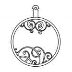 Esfera "Curvas" - Vector descarganle para corte CNC y grabado laser gratis | Stanser