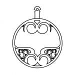 Esfera "Curvas" 2 - Vector descarganle para corte CNC y grabado laser gratis | Stanser