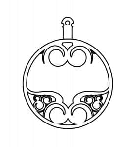 Esfera «Curvas» 2