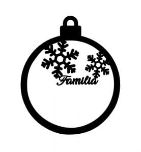 Esfera redonda «Familia»