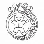 Esfera "Gallete de jengibre" - Vector descarganle para corte CNC y grabado laser gratis | Stanser