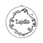 Esfera "Copos" personalizable - Vector descarganle para corte CNC y grabado laser gratis | Stanser