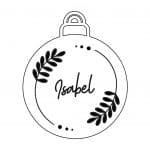 Esfera "Hojas" personalizable - Vector descarganle para corte CNC y grabado laser gratis | Stanser