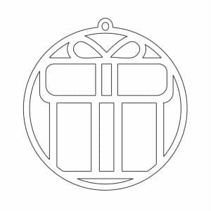 Esfera «Regalo de Navidad»