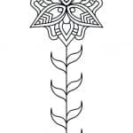 Flor de Mandala 2 - Vector descarganle para corte CNC y grabado laser gratis | Stanser