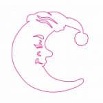 Luna durmiente - Vector descarganle para corte CNC y grabado laser gratis | Stanser