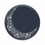 Luna de Mandala - Vector descarganle para corte CNC y grabado laser gratis | Stanser