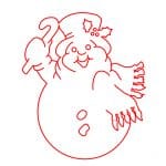 Muñeco de nieve cachetón - Vector descarganle para corte CNC y grabado laser gratis | Stanser