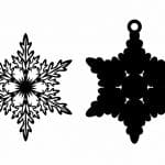 Esfera bicapa "Copo" - Vector descarganle para corte CNC y grabado laser gratis | Stanser