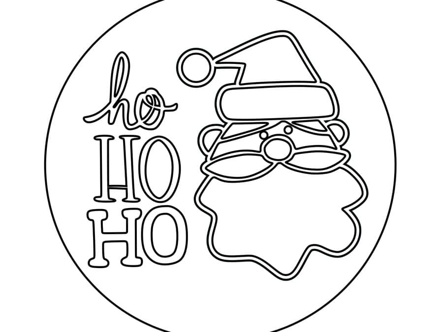 Decoración «Hohoho»