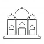 Taj Mahal - Vector SVG DXF para CNC Router y Laser CO2 - Descargable gratis | Stanser