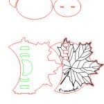 Calendario "Hojas" - Vector descarganle para corte CNC y grabado laser gratis | Stanser