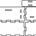 Sillón de dos plazas - Vector descarganle para corte CNC y grabado laser gratis | Stanser