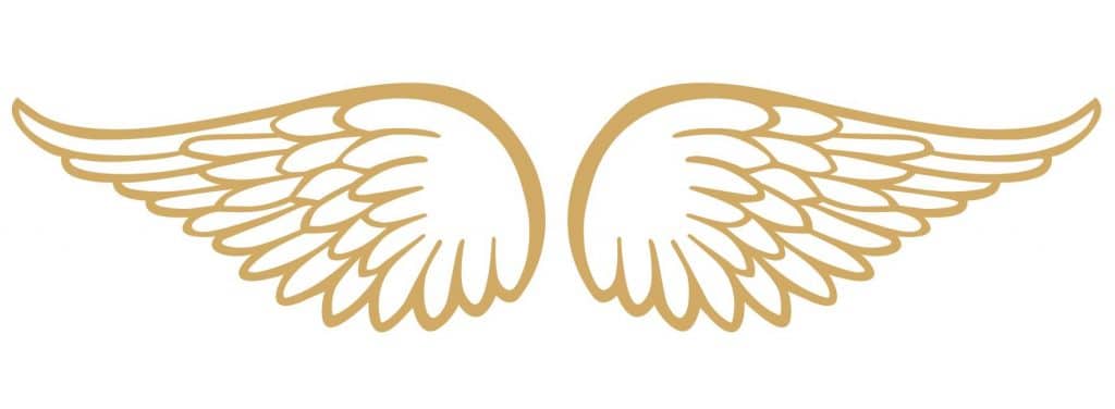 Alas de ángel — vector para corte CNC