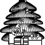 Árbol navideño con regalos - Vector descarganle para corte CNC y grabado laser gratis | Stanser