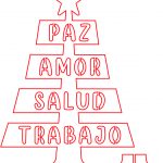 Árbol Navideño "Letras" - Vector descarganle para corte CNC y grabado laser gratis | Stanser