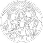 Esfera "Sagrada Familia" - Vector SVG DXF para CNC Router y Laser CO2 - Descargable gratis | Stanser