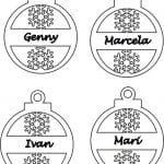 Esferas personalizables "Copos" - Vector descarganle para corte CNC y grabado laser gratis | Stanser