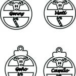 Esferas "Reno y bastón" - Vector descarganle para corte CNC y grabado laser gratis | Stanser