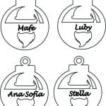 Esferas de Santa - Vector descarganle para corte CNC y grabado laser gratis | Stanser
