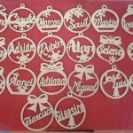Esferas personalizables "Nombres" - Vector descarganle para corte CNC y grabado laser gratis | Stanser