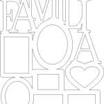 Marco "Familia" - Vector descarganle para corte CNC y grabado laser gratis | Stanser