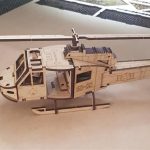 Helicóptero tridimensional - Vector descarganle para corte CNC y grabado laser gratis | Stanser