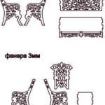 Muebles para muñeca 2 - Vector descarganle para corte CNC y grabado laser gratis | Stanser