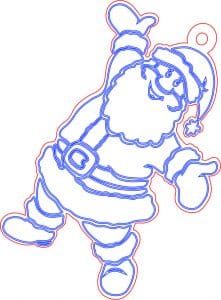 Esfera Papá Noel