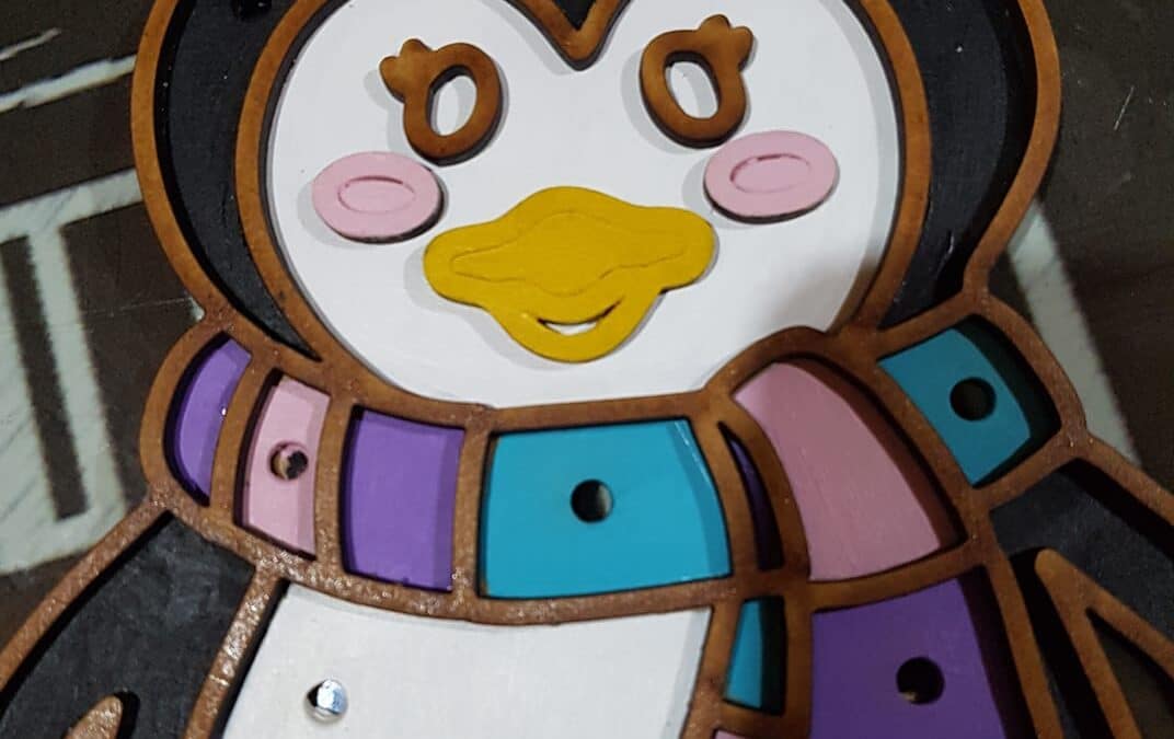 Pingüino decorativo