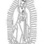 Imagen de la Virgen de Guadalupe - Vector SVG DXF para CNC Router y Laser CO2 - Descargable gratis | Stanser