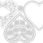 Cajas caladas "Corazón" - Vector SVG DXF para CNC Router y Laser CO2 - Descargable gratis | Stanser
