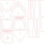 Farol de mesa - Vector SVG DXF para CNC Router y Laser CO2 - Descargable gratis | Stanser