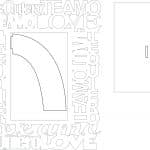 Marco con frases de amor - Vector descarganle para corte CNC y grabado laser gratis | Stanser