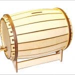 Barril 3D - Vector SVG DXF para CNC Router y Laser CO2 - Descargable gratis | Stanser