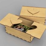 Caja "Corazón corredizo" - Vector SVG DXF para CNC Router y Laser CO2 - Descargable gratis | Stanser