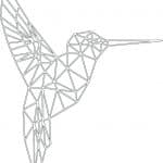 Colibrí volando - Vector descarganle para corte CNC y grabado laser gratis | Stanser