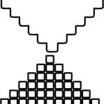 Corazón de pixeles - Vector descarganle para corte CNC y grabado laser gratis | Stanser