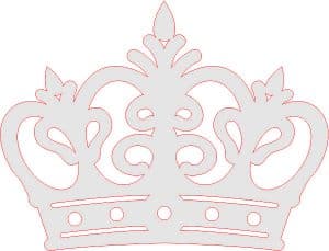 Silueta de corona